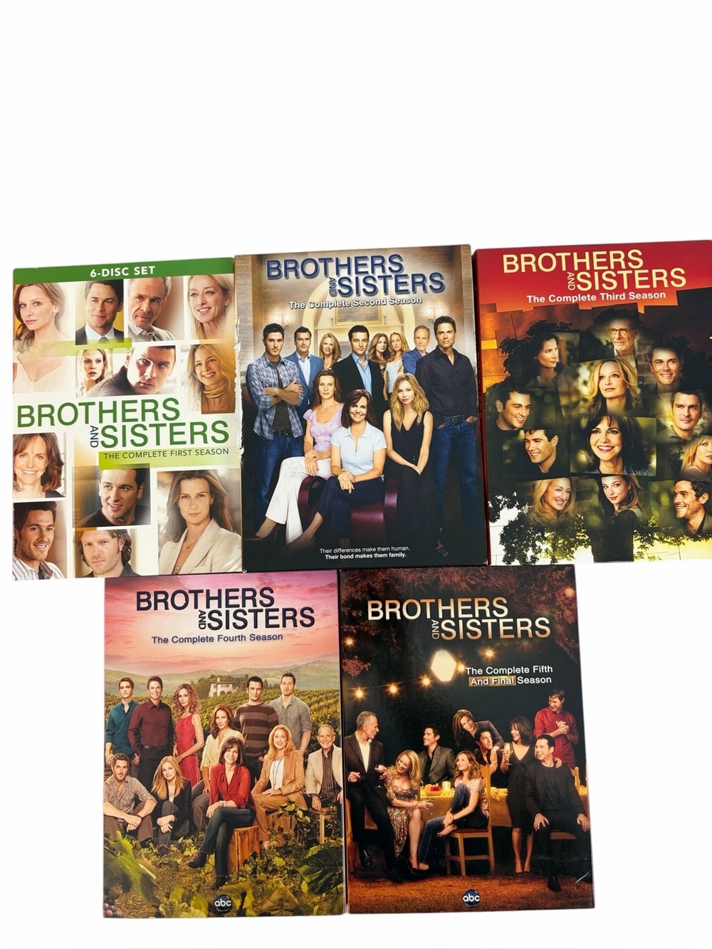 Brothers & Sisters Complete Series Seasons 1-5 DVD Lot ABC Sally Field